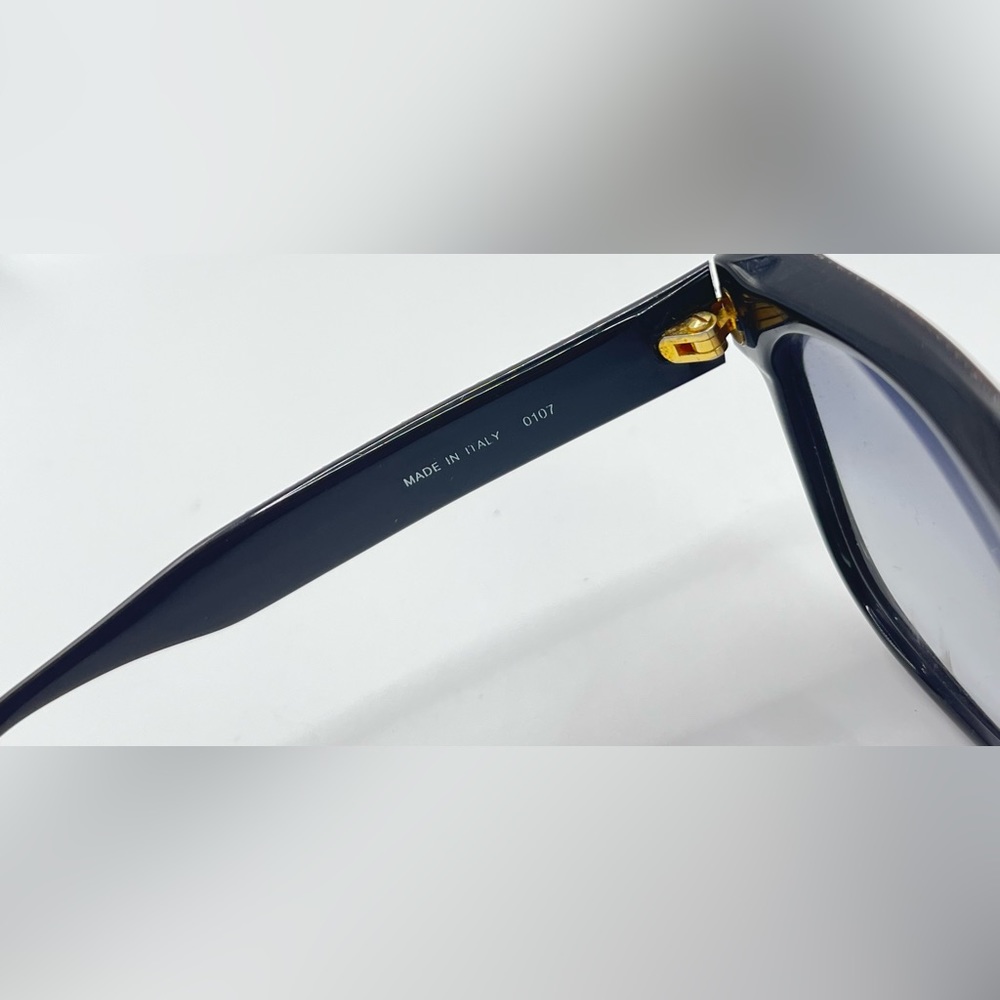 Vintage Missoni M126S Black Brown Oval Sunglasses Frames - Picture 8 of 8